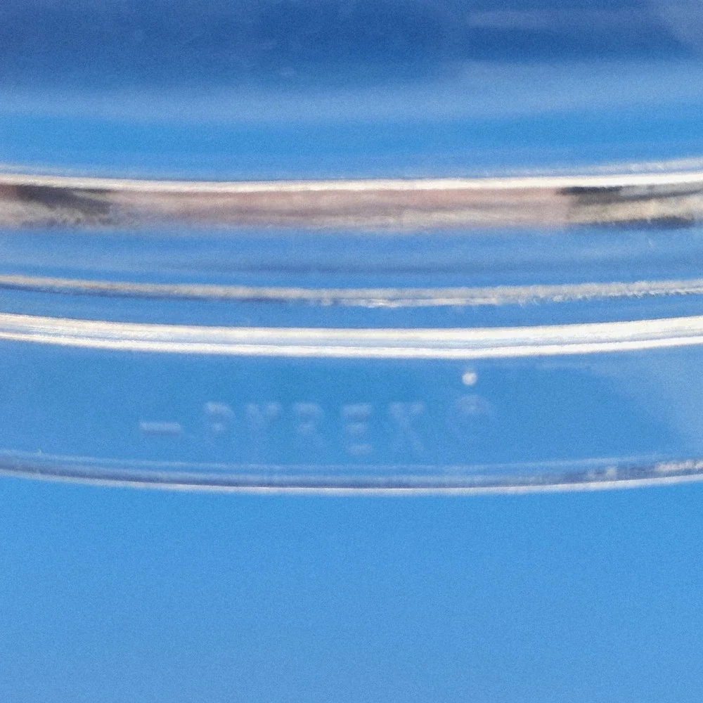 Vintage Pyrex Square Glass Lid #27‎ for Corning Ware (P-9-C-1)